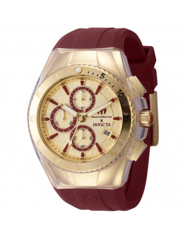 Technomarine Men's Watch - Five Elements Fire Chrono Red Silicone Strap | TM-122004 Economisez 