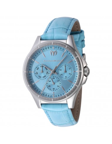 Technomarine Women's Watch - MoonSun Quartz Day-Date Light Blue Dial Strap | TM-822057 Toutes les collections ici