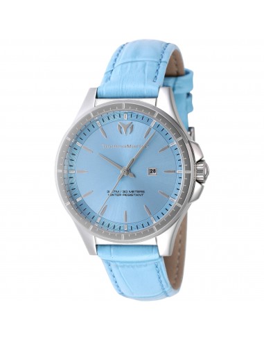 Technomarine Women's Watch - MoonSun Quartz Light Blue Dial Leather Strap | TM-822042 l'achat 