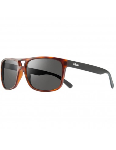 Revo Men's Sunglasses - Holsby Matte Dark Tortoise Plastic Full Rim Frame | 1019 02 GY pas cher 