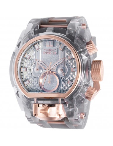 Invicta Men's Watch - Bolt Zeus Magnum Quartz Rose Gold and Silver Tone Dial | 46474 2023