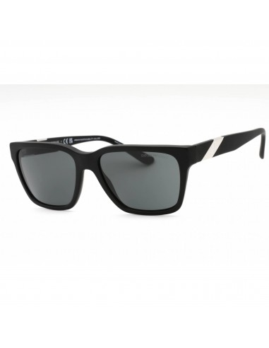 Emporio Armani Men's Sunglasses - Matte Black Rectangular Full Rim | 0EA4177 589887 brillant des détails fins