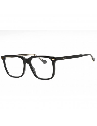 Gucci Men's Eyeglasses - Black Plastic Full Rim Frame Clear Demo Lens | GG0737O 011 Les magasins à Paris