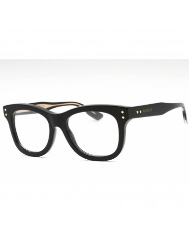 Gucci Women's Eyeglasses - Shiny Black Plastic Cat Eye Full Rim Frame | GG1086O 005 Economisez 