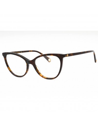 Gucci Women's Eyeglasses - Havana Plastic Cat Eye Frame Clear Demo Lens | GG1079O 003 Faites des économies