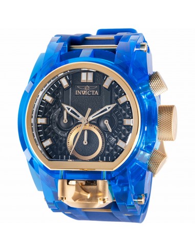 Invicta Men's Watch - Bolt Zeus Magnum Quartz Black and Gold Dial Rubber Strap | 46476 online