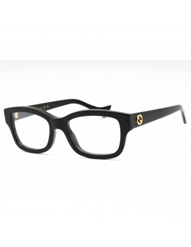 Gucci Women's Eyeglasses - Black Plastic Rectangular Full Rim Frame | GG1259O 001 Livraison rapide