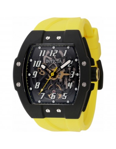 Invicta Men's Watch - Invicta Racing Automatic Skeleton Dial Yellow Strap | 46638 en linge