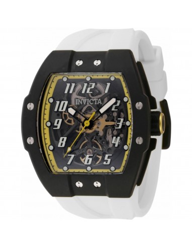 Invicta Men's Watch - Invicta Racing Automatic Skeleton Dial White Strap | 46639 suggérées chez