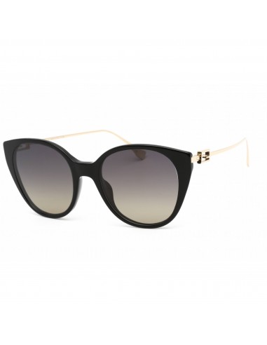 Fendi Women's Sunglasses - Shiny Black Plastic Cat Eye Full Rim Frame | FE40047I 01D les ctes