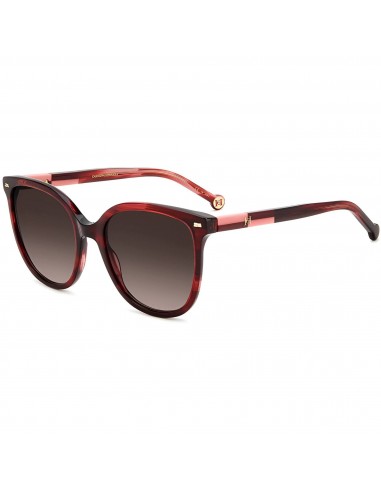 Carolina Herrera Women's Sunglasses - Burgundy Horn Acetate Square | HER 0136/S 0K4G chez Cornerstreet bien 