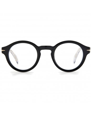 David Beckham Men's Eyeglasses - Black Acetate Round Full Rim Frame | DB-7051/BB 0807 Vous souhaitez 