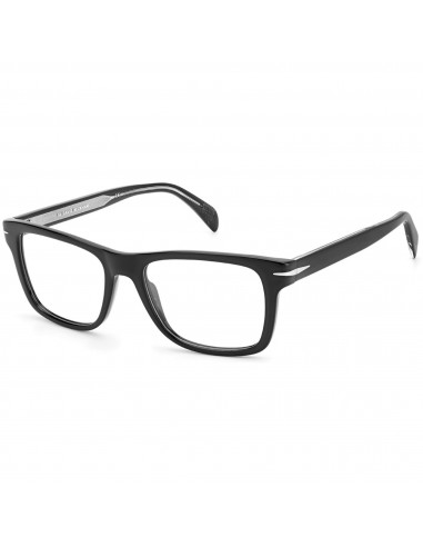 David Beckham Men's Eyeglasses - Black Silver Plastic Full Rim Frame | DB-1073 0BSC store