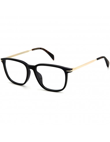 David Beckham Men's Eyeglasses - Black Gold Plastic/Metal Frame | DB-7074/F 02M2 pas cher chine