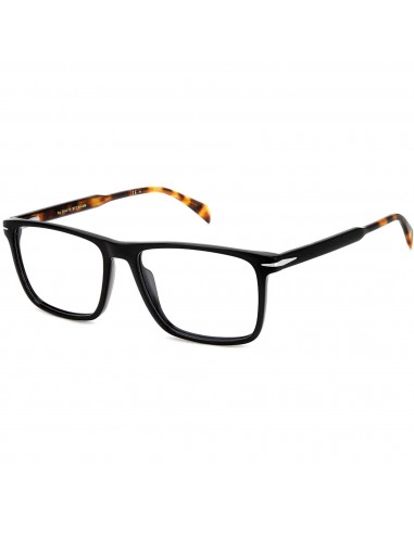 David Beckham Men's Eyeglasses - Black Havana Acetate Rectangular Frame | DB-1124 0WR7 meilleur choix