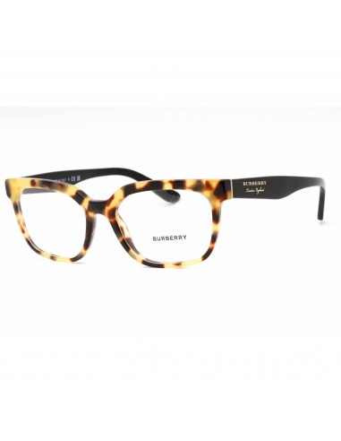 Burberry Women's Eyeglasses - Light Havana Plastic Square Full Rim Frame | BE2277 3741 les ligaments