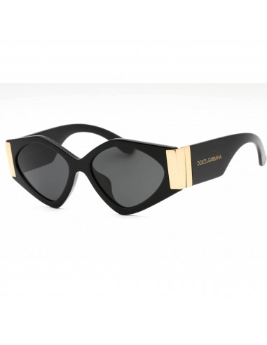 Dolce & Gabbana Women's Sunglasses - Black Plastic Cat Eye Frame | 0DG4396F 501/87 pas cher chine