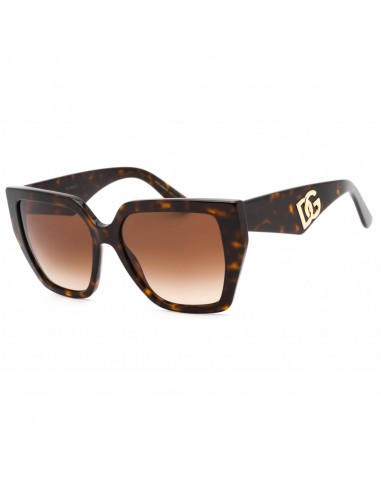 Dolce & Gabbana Women's Sunglasses - Havana Plastic Cat Eye Frame | 0DG4438 502/13 l'évolution des habitudes 