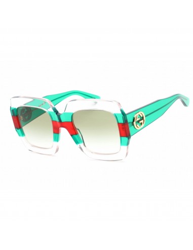 Gucci Women's Sunglasses - Multicolor/Green Oversized Full Rim Frame | GG0178S 001 2 - 3 jours ouvrés.