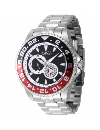 Invicta Men's Watch - Pro Diver Automatic Red and Black Bezel Steel Bracelet | 47302 Venez découvrir notre 