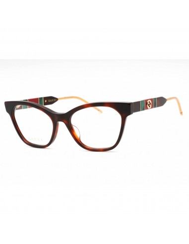 Gucci Women's Eyeglasses - Havana Plastic Cat Eye Shape Full Rim Frame | GG0600O 002 la colonne vertébrale