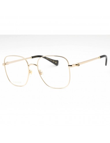 Gucci Women's Eyeglasses - Gold Metal Square Full Rim Frame Clear Lens | GG1144O 001 la colonne vertébrale