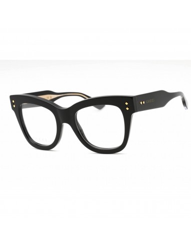 Gucci Women's Eyeglasses - Black Plastic Cat Eye Shape Full Rim Frame | GG1082O 001 en stock