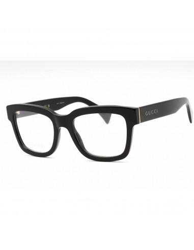 Gucci Unisex Eyeglasses - Black Plastic Square Full Rim Frame Clear Lens | GG1138O 001 pas chere