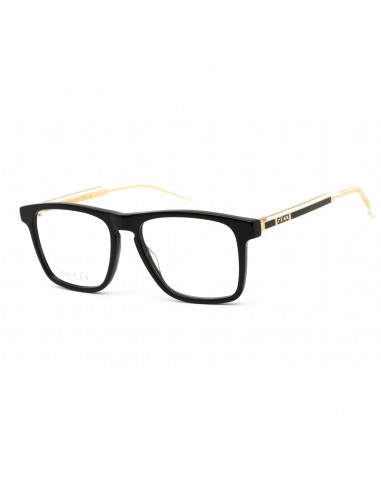 Gucci Men's Eyeglasses - Black Plastic Full Rim Frame Clear Demo Lens | GG0561ON 001 destockage