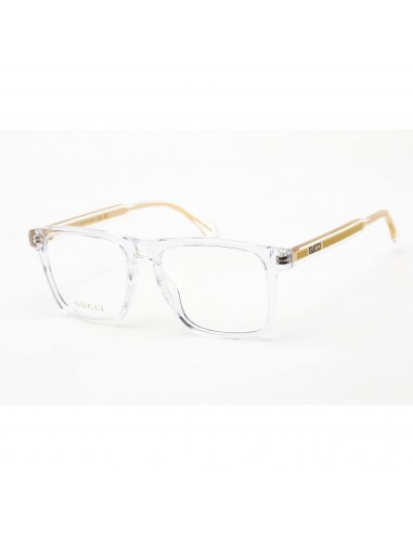 Gucci Men's Eyeglasses - Shiny Crystal Plastic Square Full Rim Frame | GG0561ON 005 Les êtres humains sont 