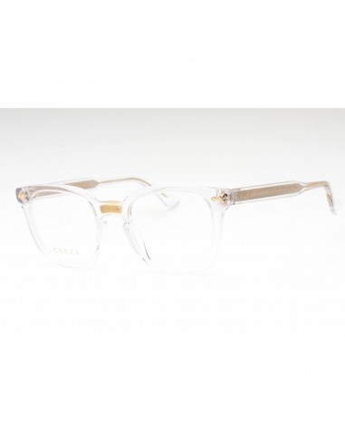 Gucci Unisex Eyeglasses - Crystal Acetate Square Shape Full Rim Frame | GG0184O 011 vente chaude votre 