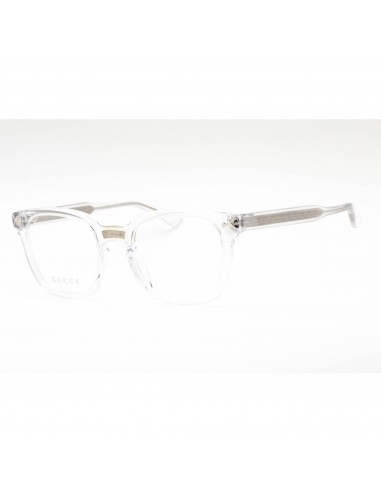 Gucci Unisex Eyeglasses - Crystal Acetate Square Shape Full Rim Frame | GG0184O 012 ou a consommer sur place