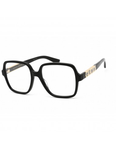 Gucci Unisex Eyeglasses - Black Plastic Square Full Rim Frame Clear Lens | GG1193O 001 pas cher