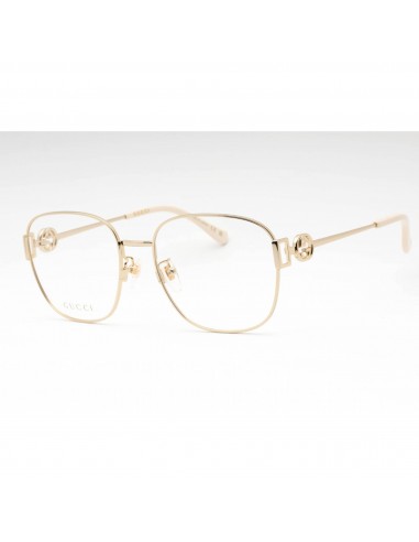 Gucci Unisex Eyeglasses - Gold Metal Oval Full Rim Frame Clear Lens | GG1209O 002 sélection de produits