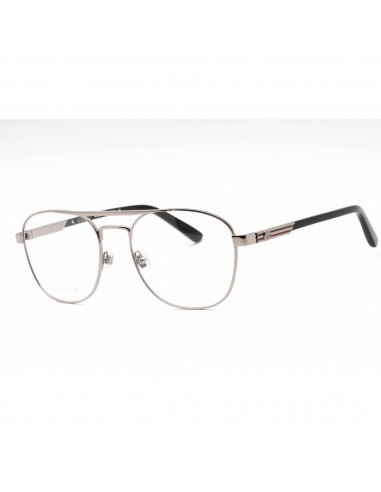 Gucci Men's Eyeglasses - Ruthenium/Black Metal Aviator Full Rim Frame | GG1290O 001 Venez découvrir notre 