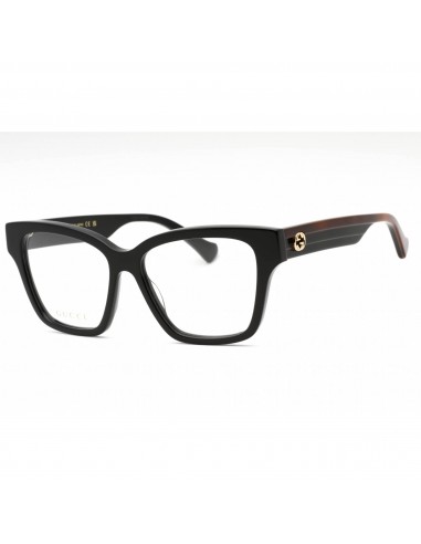 Gucci Women's Eyeglasses - Black/Havana Plastic Cat Eye Full Rim Frame | GG1302O 004 basket pas cher