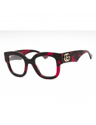 Gucci Women's Eyeglasses - Havana Plastic Square Shape Full Rim Frame | GG1423O 003 Les magasins à Paris