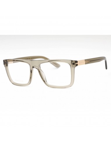 Gucci Men's Eyeglasses - Brown Rectangular Full Rim Frame Clear Lens | GG1504O 008 le des métaux précieux