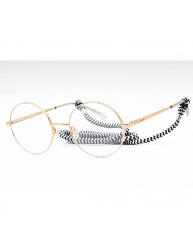 M Missoni Women's Eyeglasses - Gold Green Metal Round Full Rim | MMI 0022 0PEF 00 rembourrage situé sous