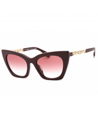 Burberry Women's Sunglasses - Bordeaux Cat Eye Shape Full Rim Frame | 0BE4372U 39798H en ligne des produits 