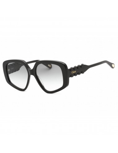 Chloe Women's Sunglasses - Black Geometric Full Rim Plastic Frame | CH0210S 001 Vous souhaitez 