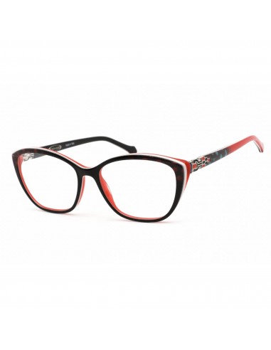 Coco Song Unisex Eyeglasses - Red/Black Multicolor Cat Eye Plastic Frame | CV217 01-09 de votre