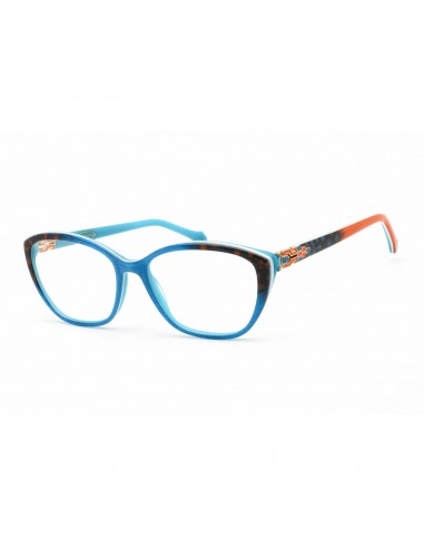 Coco Song Unisex Eyeglasses - Blue/Black Multicolor Cat Eye Frame | CV217 02-09 de l' environnement