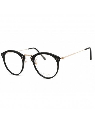 Eyevan Women's Eyeglasses - Black Oval Full Rim Plastic Frame | E-0951 MBKBG sur le site 