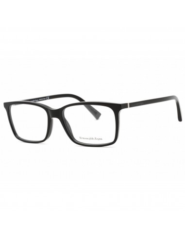 Ermenegildo Zegna Men's Eyeglasses - Shiny Black Rectangular Frame | EZ5027 001 suggérées chez