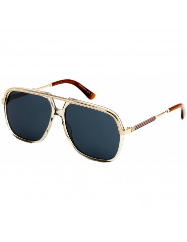 Gucci Unisex Sunglasses - Brown Gold Full Rim Metal Frame | GG0200S 004 Par le système avancé 