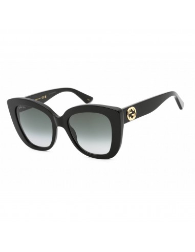 Gucci Unisex Sunglasses - Black Cat Eye Plastic Frame Grey Gradient Lens | GG0327S 001 la colonne vertébrale