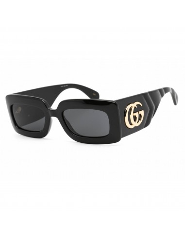 Gucci Women's Sunglasses - Black Rectangular Full Rim Plastic Frame | GG0811S 001 solde