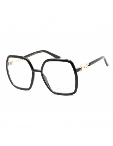 Gucci Women's Eyeglasses - Black Butterfly Full Rim Plastic Frame | GG0890O 001 brillant des détails fins