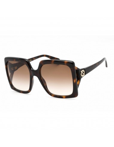 Gucci Women's Sunglasses - Havana Oversized Full Rim Plastic Frame | GG0876S 002 en stock